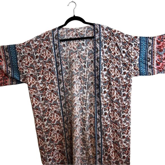 Multi print pattern hobo kimono. NWOT. - Picture 1 of 4